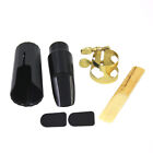 Soprano Sax Saxophone Mouthpiece  with  Metal Buckle Reed E4P6