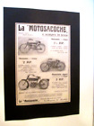 "MOTOSACOCHE E  SEMPRE IN.."MOTORI PER BICI BIANCHI#PUBBLICITA  ORIGINALE 1912