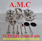 AMC PROFESSIONAL BATTERIA PENTOLE 23 PEZZI