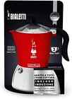 MACCHINETTA CAFFE  MOKA CAFFETTIERA BIALETTI FIAMMETTA INDUCTION ROSSA 2 TAZZE