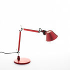 Artemide Tolomeo Micro Rosso Lampada Tavolo A011810