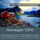 Norwegen Topo Karte 10m Höhenlinien 4GB microSD für Garmin Navi, PC & MAC