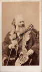 NAPLES ITALY CDV COLONEL JOHN PEARD "GARIBALDI S ENGLISMAN" MILITARY #B3116