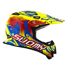 SUOMY MR JUMP GRAFFITI MX HELMET - ACU GOLD STAMPED APPROVED - SU/MR-GR-RD