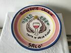 PIATTO DEL BUON RICORDO RISTORANTE LAURIN SALO  SALÒ CERAMICA VIETRI 1991 trota