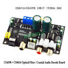 CS8416 + CS4398 24BIT/192KHZ Optical Fiber / Coaxial Decode Board DAC Decoder