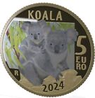 Moneta 5€ euro Koala 2024 Mondo Sostenibile Animali in via di estinzione PROOF