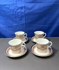 Wedgwood Fine Bone China Laurel set 4 Coffee cup & saucer Set 4 tazze NEW IN BOX