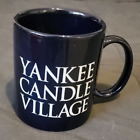 Yankee Candle Company Coffee Mug Village Cup Navy Blue  South Deerfield MA