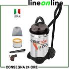 Aspiracenere elettrico Ribitech Cenetop PRO 1200W con scuotifiltro e soffiatore