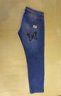 Jeans donna, skinny, con ricamo, by MANGANO, Tg.30