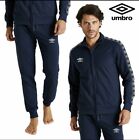 tuta uomo umbro full zip in felpa 30071