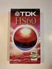 TDK HS60 VHS NUOVA SIGILLATA!