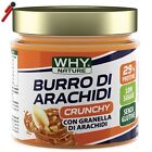 WHY Nature, Burro di arachidi Crunchy, 350 g