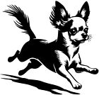 CHIHUAHUA Aufkleber - Chihuahua Autoaufkleber - sticker - Chihuahua Kontur #22