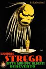 Poster Manifesto Locandina Pubblicitaria Stampa Vintage Liquore Digestivo Strega