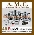 AMC BATTERIA PENTOLE LUXORY 48 PEZZI