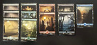 MTG MAGIC Lot of 11 Basic Land UK Foil Full art