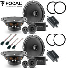 FOCAL ASE 165 KIT 8 casse GRUPPO  PEUGEOT CONN/SUPP  ANT/POST ALTOPARLANTI AUTO