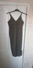 Atmosphere Size 8 Khaki Green Midi Dress