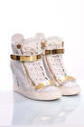 GIUSEPPE ZANOTTI Sneakers heels weiß gold Gr. 41