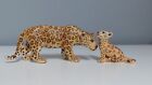 Schleich Jaguar 14359 & Cub 14622 RARE RETIRED VGC