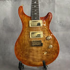 Spalted Maple Top Solid Body 6 Strings Electric Guitar Mahogany Neck