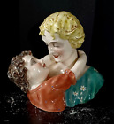 Antique Italian Faience Motherhood Figurine, 9.5" high.