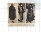 1921 Paris Fashions, Natural Skunk, Monkey Fur