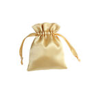 Silk Satin Storage Drawstring Bag Jewelry Pouch Wedding Party GIft Pouches 1x