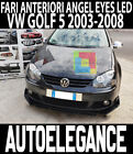 Fanali anteriori Fari Angel Eyes VW Golf 5