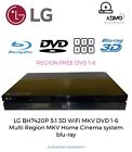 LG BH7420P 5.1 3D WiFi MKV DVD 1-6 Multi Region MKV Home Cinema system blu-ray