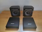 BOSE ACOUSTIMASS Single CUBE Satellite Speakers - One Pair - Black