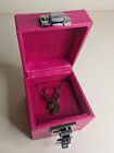 PLAYBOY BUNNY NECKLACE & EARRING STUD SET JEWELLERY GIFTBOX