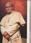 AUTOGRAFO ORIGINALE TRE PAPA GIOVANNI PAOLO II WOJTYLA 2004 SU 3 PAGINE