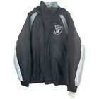 Oakland Raiders NFL Padded Black Grey Embroidered Coat Jacket Men s New Rare