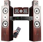 IMPIANTO AUDIO HOME THEATRE 5.1 ATTIVO CINEMA  5 CASSE + AMPLIFICATORE BLUETOOTH