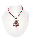 COLLANA SODINI CON PIETRE ROSSE  57