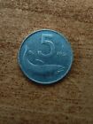 Moneta 5 Lire Delfino 1956 
