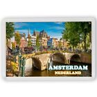 AMSTERDAM NEDERLAND V1 FRIDGE MAGNET IMAN NEVERA SOUVENIR