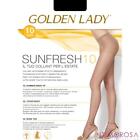 Collant Golden lady Sunfresh 10 velatissimo elasticizzato 5 paia