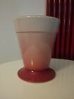 GALVANI PORDENONE CACHEPOT VASO CERAMICA AEROGRAFO ROSA FIRMATO