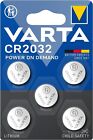 5 Piles VARTA CR2032, Lithium Coin, 3V ( 1 Blister 5 Pilles )