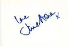 Jane Asher Actress and author ALFIE  Etc Signed White Card Autographed