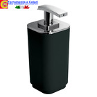 Dispenser Sapone Liquido Nero Opaco Dosatore Erogatore a Pompa Design THUN