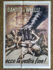 Lotto 4 poster propaganda WW2 "Giornali di Guerra"