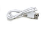 90cm USB Data / Charger White Cable for Lenovo IdeaTad A2107 A2107A Tablet