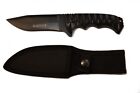 Coltello da Caccia Knife Turistico Militare Tattico Survivor Nero Black 23 CM