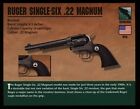 Ruger Single Six .22 Magnum Revolver Atlas Classic Firearms Card