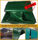 TELO OCCHIELLATO IMPERMEABILE PESANTE TELONE IN PVC CON OCCHIELLI TELONI 3X4 6X8